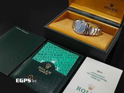 ROLEX 勞力士 Oyster Perpetual Datejust 31 78274 不鏽鋼材質 藍色面盤 羅馬數字時標&nbsp;自動上鍊 31mm