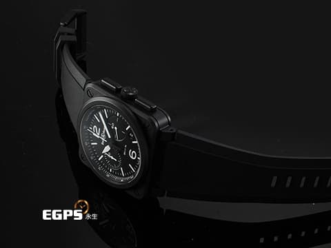 Bell &amp; Ross 柏萊士 Chrono Black Matte BR03-94 霧面黑色陶瓷材質&nbsp;2020年保卡&nbsp;計時功能 自動上鏈 42mm