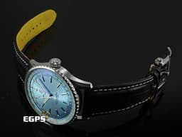 BREITLING 百年靈 Navitimer 41 航空計時系列 A17329171C1P1 <font color="#05f0f0">湖水藍色面盤</font>&nbsp;不鏽鋼 <font color="#FF0000">2025年保單</font>&nbsp;自動上鍊 41mm