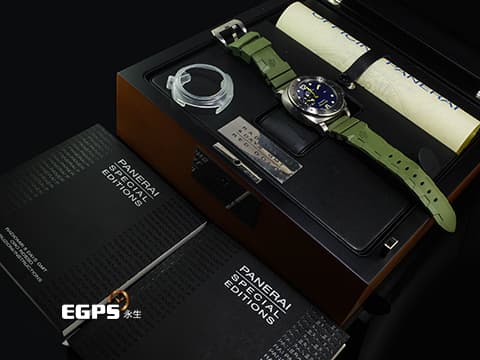 PANERAI 沛納海 Luminor Submersible 1950 3 Days GMT PAM719 PAM00719 鈦金屬材質 兩地時區 Mike Horn Pole2Pole  限量版&nbsp;自動上鏈 47mm