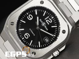 Bell &amp; Ross 柏萊士 Urban系列 BR-05 Black Steel 不鏽鋼 BR05A-BL-ST/SST 大三針&nbsp;<font color="#FF0000">2025年保單</font>&nbsp;自動上鍊 40mm