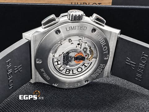 HUBLOT 宇舶 Classic Fusion Chronograph 經典融合 541.NQ.1470.RX.UEL26 橘色玻璃纖維錶圈 UEFA EuropaLeague 官方授權限量版 鈦金屬材質錶殼&nbsp;計時碼錶 2026年保單 全球限量50只 自動上鍊 42mm