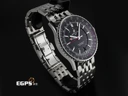 BREITLING 百年靈 Navitimer 41 航空計時系列 A17329 A17329161C1A1 不鏽鋼材質 <font color="#70cce1">藍色太陽紋面盤</font> <font color="#FF0000">經典環形飛行滑尺 2025年保單</font> 自動上鍊 41mm