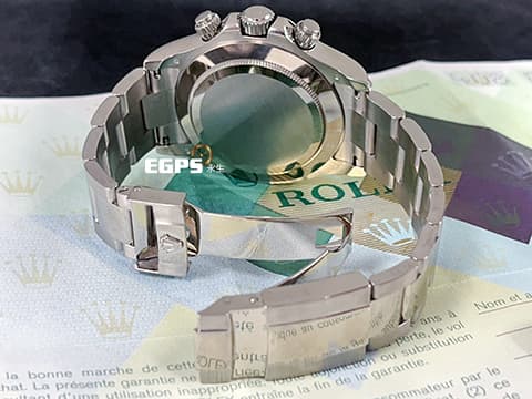 ROLEX 勞力士 Daytona 迪通拿 116509 18K白金材質 鍊帶款&nbsp;經典黑色賽車面盤 視距儀刻度錶圈&nbsp;自動上鍊 40mm