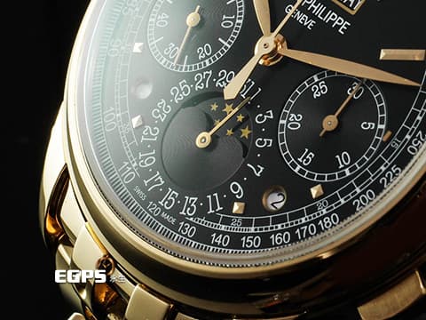 Patek philippe PP 百達翡麗 Complications 超複雜功能時計系列 5270/1R-001 18K玫瑰金材質 萬年曆腕錶 月相盈虧顯示 計時腕錶 2021年保單 僅試戴極新品 新錶參考訂價：7,716,000元&nbsp;手上鍊 41mm