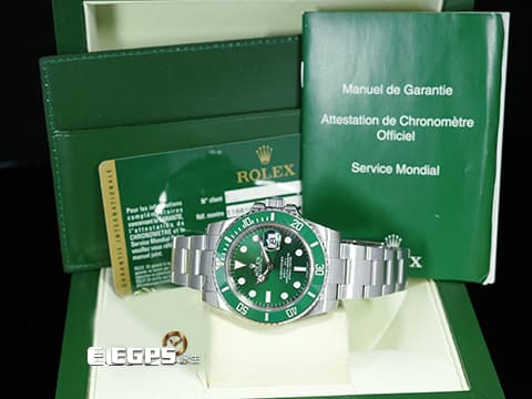 ROLEX 勞力士 Submariner 116610LV 潛航者 綠水鬼 陶瓷框 綠水鬼 綠面水鬼&nbsp;潛水錶&nbsp;把握最後機會 絕版錯過不再 自動上鍊 40mm