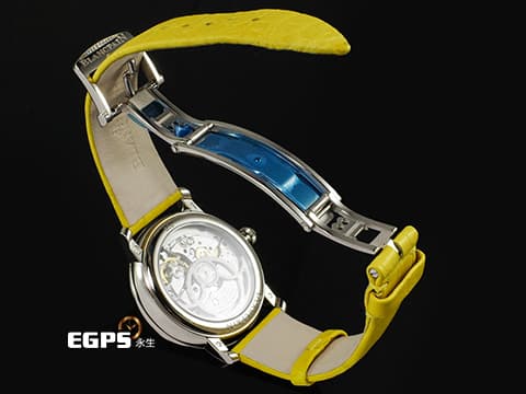 BLANCPAIN 寶鉑 Ladybird 3660 1954 Y55B&nbsp;18K白金材質&nbsp;白色珍珠貝母面盤 原廠鑲嵌鑽石錶圈&nbsp;2023年保卡 未使用品自動上鍊 34.9mm
