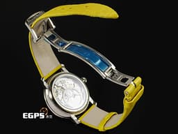 BLANCPAIN 寶鉑 Ladybird 3660 1954 Y55B&nbsp;<font color="#ff00ff">18K白金材質</font>&nbsp;<font color="#05f0f0">白色珍珠貝母面盤 原廠鑲嵌鑽石錶圈</font>&nbsp;<font color="#FF0000">2023年保卡 未使用品</font>自動上鍊 34.9mm
