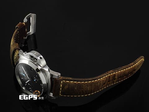 PANERAI 沛納海 LUMINOR 系列 BiTempo PAM1360 GMT PAM01360 藍色GMT、動力顯示指針箭頭 2024年保單  自動上鍊 44mm