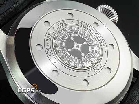 IWC 萬國 Big Pilot`s 7 Days 大飛行員 七日鏈 IW501014 不鏽鋼材質 「萬惡之城-拉斯維加斯」特別版 宛如賭徒輪盤般的綠紅黑日期窗&nbsp;2021年保卡 限量發行250枚 自動上鏈 46mm