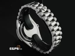 ROLEX 勞力士 Oyster Perpetual Day-Date 18346 蠔式 DD 星期日曆型 PT950 鉑金材質&nbsp;<font style="font-size: 10pt;" color="#05f0f0">原廠鑲嵌鑽石錶圈、時標 冰藍色經典電腦浮雕紀念面盤</font><span style="font-size: 10pt;"><font color="#fafa01">『極為少見的鉑金羚羊頭圖騰』</font><font color="#fa00fa">＊絕版增值中</font> 自動上鏈 36mm</span>