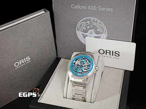 ORIS 豪利時 Big Crown ProPilot X系列 ORIS第一款生肖腕錶 自製機芯10日鍊 蛇年限定版 01 115 7759 7117-Set 鈦金屬材質 青綠色鏤空面盤 2024年保單 限量88只&nbsp;手動上鍊 44mm