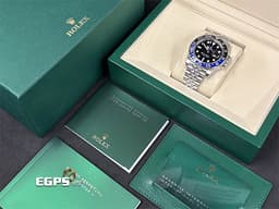 ROLEX 勞力士 GMT-Master II 格林威治型 126710 BLNR <font color="#4169e1">蝙蝠俠 Batman 藍黑圈</font> 126710BLNR 兩地時間 <font color="#FF0000">2025年保卡 五株蠔式錶帶</font> 自動上鍊 40mm