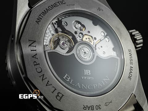 BLANCPAIN 寶鉑 Fifty Fathoms Bathyscaphe 五十噚 5054 1210 98S 鈦金屬材質 全日曆 月相顯示  2025年保卡  潛水錶 自動上鍊 43mm