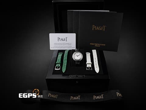 PIAGET 伯爵 Possession系列 G0A43080 不鏽鋼 銀灰色系面盤&nbsp;圓點鑽石時標 旋轉式錶圈&nbsp;2021年保卡 石英機芯&nbsp;29mm