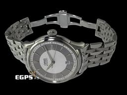 ORIS 豪利時 Artelier Date 不鏽鋼材質 0173375914051-0782173 多片式不鏽鋼錶帶 自動上鍊 40mm