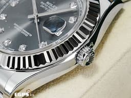 ROLEX 勞力士 DATEJUST II 116334 蠔式日誌型 銀灰色面盤 原鑲鑽石時標 白K金三角坑紋錶圈 <font color="#fa00fa">銀灰色面盤 原鑲鑽石時標</font>&nbsp;&nbsp;<font color="#FF0000">台灣公司貨</font> 自動上鍊 41mm