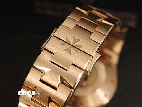 Vacheron Constantin 江詩丹頓 VC錶 Overseas Chronograph 縱橫四海 49150 白色雕紋面盤 計時碼表 大日期窗&nbsp;玫瑰金材質 整只重6.92兩&nbsp;自動上鍊 42mm