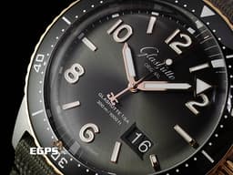 Glashutte Original 格拉蘇蒂 SeaQ Panorama Date 1-36-13-04-91-34 18K玫瑰金材質 半金款&nbsp;<font color="#0080FF">經典大日期窗</font><font color="#70cce1">&nbsp;</font><font color="#ff0000">2023年12月保卡</font>&nbsp;自動上鍊 43.2mm
