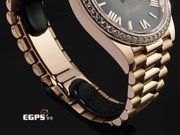 ROLEX 勞力士 Day-Date 40 DD40 蠔式 星期日曆型 228345RBR 18K永恆玫瑰金&nbsp;<font color="#fdc7aa">18K玫瑰金金立體羅馬數字時標</font>&nbsp;<font color="#05f0f0">漸變石板灰色 原廠鑲嵌鑽石錶圈</font>&nbsp;<font color="#FF0000">2025年保卡</font>&nbsp;自動上鍊 40mm