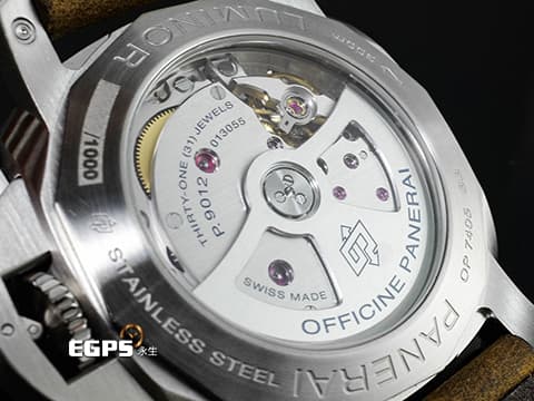 PANERAI 沛納海 LUMINOR 系列 BiTempo PAM1360 GMT PAM01360 藍色GMT、動力顯示指針箭頭 2024年保單  自動上鍊 44mm