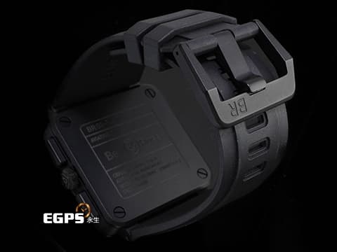 Bell &amp; Ross 柏萊士 Chrono Black Matte BR03-94 霧面黑色陶瓷材質&nbsp;2020年保卡&nbsp;計時功能 自動上鏈 42mm