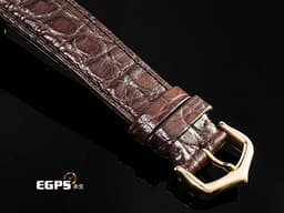 CARTIER 卡地亞 經典 坦克 TANK MUST 小型款 W5200024 18K玫瑰金材質&nbsp;<font color="#6da6d2">圓珠形錶冠鑲嵌1顆凸圓形藍色合成尖晶石</font> 石英機芯 31 x 24.4mm