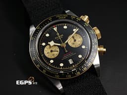 TUDOR 帝舵 Black Bay Chrono S&amp;G 碧灣 79363N-0003 計時碼錶 18K黃金 半金織紋錶帶款 79363 <font color="#FF0000">MT5813自製機芯，2025年新式保卡</font> 賽車錶 自動上鍊 41mm