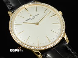 Vacheron Constantin 江詩丹頓 VC錶 Patrimony 40 傳承系列 81180/000R-9159 經典 玫瑰金 <font color="#ff0000">精鑲鑽石外圈</font>&nbsp;<font color="#ff0000">6.79mm 超薄機芯&nbsp;</font>手上鏈 40mm