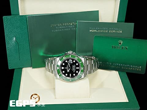 ROLEX 勞力士 Submariner Date 蠔式 潛航者 126610LV 星巴克 綠水鬼 MK2 淺綠色陶瓷錶圈搭配黑色面盤&nbsp;126610 LV 不鏽鋼 潛水錶&nbsp;2025年新式綠卡&nbsp;自動上鍊 41mm
