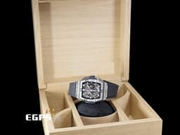 Hublot 宇舶 Spirit Of Big Bang Titanium 42 大爆炸 靈魂系列 642.NX.0170.RX <font color="#e2e2e2">鈦金屬材質 鏤空面盤</font> 計時碼表 酒桶型 <font color="#ff0000"> 2026年電子保單</font> 自動上鍊 42mm