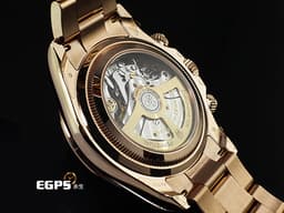 ROLEX 勞力士 Cosmograph Daytona 宇宙計時型 迪通拿 126525 18K永恆玫瑰金 <font color="#ff0000">Lemans 利曼100週年 黑色陶瓷視距儀刻度錶框搭配紅色「100」字樣</font><font color="#FF0000">&nbsp;</font><font color="#fa00fa">2026年保卡 透明錶背</font>&nbsp;賽車錶 自動上鍊 40mm