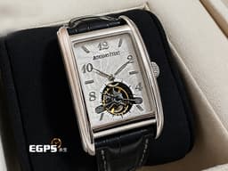 Audemars Piguet 愛彼 Edward Piguet系列 25956BC.OO.D002CR.01 18K白金材質<font color="#f0fbbc">&nbsp;</font><font color="#fbf5cb">銀白色印加太陽紋機刻雕花面盤</font><font color="#ffeb66">&nbsp;</font><font color="#ff0000">長方形陀飛輪 極高的製作難度、機械工藝以及觀賞性&nbsp;</font>手動上鍊 29×49mm