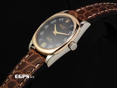 ROLEX 勞力士 Cellini Danaos 6229/9BIC 18K白金&amp;玫瑰金材質&nbsp;極稀有 2022年新式保卡&nbsp;石英機芯 24mm