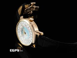 Vacheron Constantin VC 江詩丹頓 Patrimony Traditionnelle 傳承系列 86060/000R-9640 18K玫瑰金材質  <font color="#0582f5">蘭伯特投影世界地圖 超複雜三錶盤設計 有別於一般世界時區24個時區 這款有能準確的顯示37個時區</font><font color="#FF0000"> 2016年保卡 新錶訂價1,615,000元</font>&nbsp; 自動上鍊 42.5mm