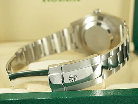 ROLEX 勞力士 Datejust 41 蠔式日誌型 126300 已停產稀少黑色面盤&nbsp;經典 DJ41 不鏽鋼&nbsp;2019年保單 蠔式（Oyster）三節錶帶 自動上鍊 41mm