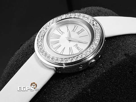 PIAGET 伯爵 Possession  P10866  G0A36187 18K白金材質 原廠鑲嵌37顆鑽石錶圈（重約0.70克拉） 時尚女錶 石英機芯 29mm
