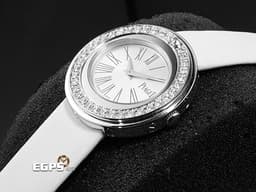 PIAGET 伯爵 Possession  P10866  G0A36187 18K白金材質 <font color="#05f0f0">原廠鑲嵌37顆鑽石錶圈（重約0.70克拉） 時尚女錶</font> 石英機芯 29mm