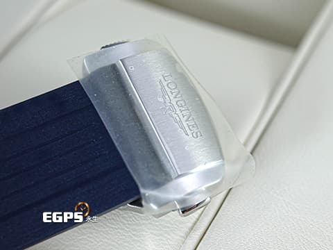 LONGINES 浪琴 HydroConquest GMT 康卡斯 深海征服者 L38904969 兩地時間 浪鬼 藍色陶瓷外圈 藍色面盤 藍水鬼 不鏽鋼 橡膠錶帶&nbsp;2026年保單 潛水錶 自動上鍊 43mm