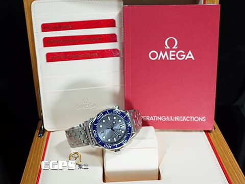 OMEGA 歐米茄 Seamaster 300 海馬 21030422006001 同軸擒縱 &nbsp;陶瓷波浪紋面盤 潛水排氣閥門 2020年保單 排氦氣閥 潛水錶 自動上鍊 42mm