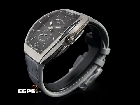 Franck Muller 法蘭穆勒 FM錶 Vanguard系列 V 41 S S6 AT FO SFUMATO (TT)-AC 不鏽鋼材質&nbsp;灰色Sfumato漸層面&nbsp;輕薄酒桶型 2026年保單 自動上鍊 41×49.95mm