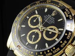 ROLEX 勞力士 Cosmograph Daytona 宇宙計時型 迪通拿 126518LN<font color="#f5dea8">&nbsp;18K黃金材質 黑色熊貓面盤</font> 計時碼表 陶瓷錶圈 <font color="#FF0000">最新4131機芯 快調延展錶扣 2025年保卡</font>&nbsp;賽車錶 自動上鍊 40mm