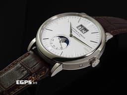 A.LANGE &amp; SOHNE 朗格 SAXONIA Annual Calendar 大日期窗 384.026  <font color="#e6e5e4">白K金材質 銀白色面盤</font> <font color="#40e0d0">優美月相顯示 絕美德國工藝 經典大日期窗 錶界的頂級傳奇藝術</font> <font color="#FF0000">2020年保單 台灣公司貨</font> 自動上鍊 40mm