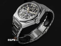 ZENITH 真力時 DEFY Skyline Skeleton 天際線系列 03.9300.3620/80.I001 不鏽鋼材質&nbsp;<font color="#4169e1">高振頻 10秒 旋風秒針</font>&nbsp;<font color="#cdcbcb">ZENITH四芒星鏤空面盤</font> <font color="#FF0000">2025年卡 附贈快拆式橡膠錶帶</font> 自動上鍊 41mm