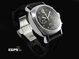 PANERAI Ferrari 沛納海 法拉利 FER00025 不鏽鋼材質&nbsp;<font color="#0582f5">法拉利聯名款 1/8 Second 閃電追針計時 </font><font color="#ff0000">限量300支</font>&nbsp;手動上鏈 45mm