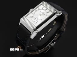 Jaeger Le-Coultre 積家 JLC Reverso Classic 翻轉系列 Q3988481 兩地時間 日夜顯示 小秒針 <font color="#FFD306">積家錶最具代表系列腕錶 品味人士首選</font> 不鏽鋼材質&nbsp;<font color="#FF0000">2025年10月保卡</font> 手上鍊 47 x 28.3mm
