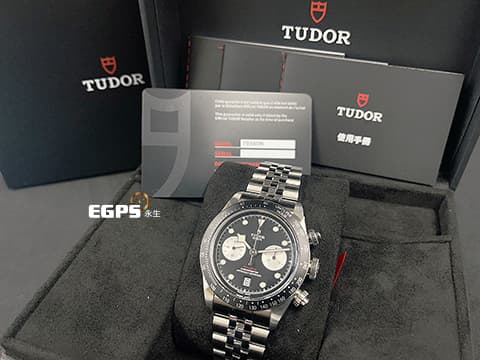 TUDOR 帝舵 Heritage Black Bay Chrono 79360 碧灣 M79360N-0013 計時碼錶 2025年保單 熱門搶手黑熊貓面盤 MT5813自製機芯 自動上鍊 41mm