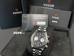 TUDOR 帝舵 Heritage Black Bay Chrono 79360 碧灣 M79360N-0013 計時碼錶 <font color="#FF0000">2025年保單 熱門搶手黑熊貓面盤 MT5813自製機芯</font> 自動上鍊 41mm