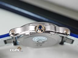 CHOPARD 蕭邦 Happy Sport 快樂鑽 278582-6012 <font color="#0b36b7">藍色面盤 原廠5顆跑鑽</font> 半金款 不鏽鋼 大三針<font color="FF0000">&nbsp;2026年保單 最新快拆式錶帶</font> 石英機芯 36mm