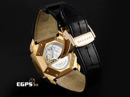 BVLGARI 寶格麗 Bulgari Octo Velocissimo 102115 18K玫瑰金材質 計時腕錶 <font color="#fa00fa">氣質與氣勢兼具</font>&nbsp;<font color="#fa00fa">整支重約4.68兩</font>&nbsp;<font color="#ff0000">2021年保卡</font>&nbsp;自動上鍊 41mm